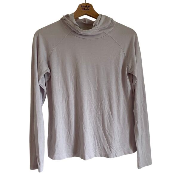 Free Fly Bamboo Light Purple Pink Lightweight Hoodie SZ SMALL Casual Soft EUC - Picture 1 of 9